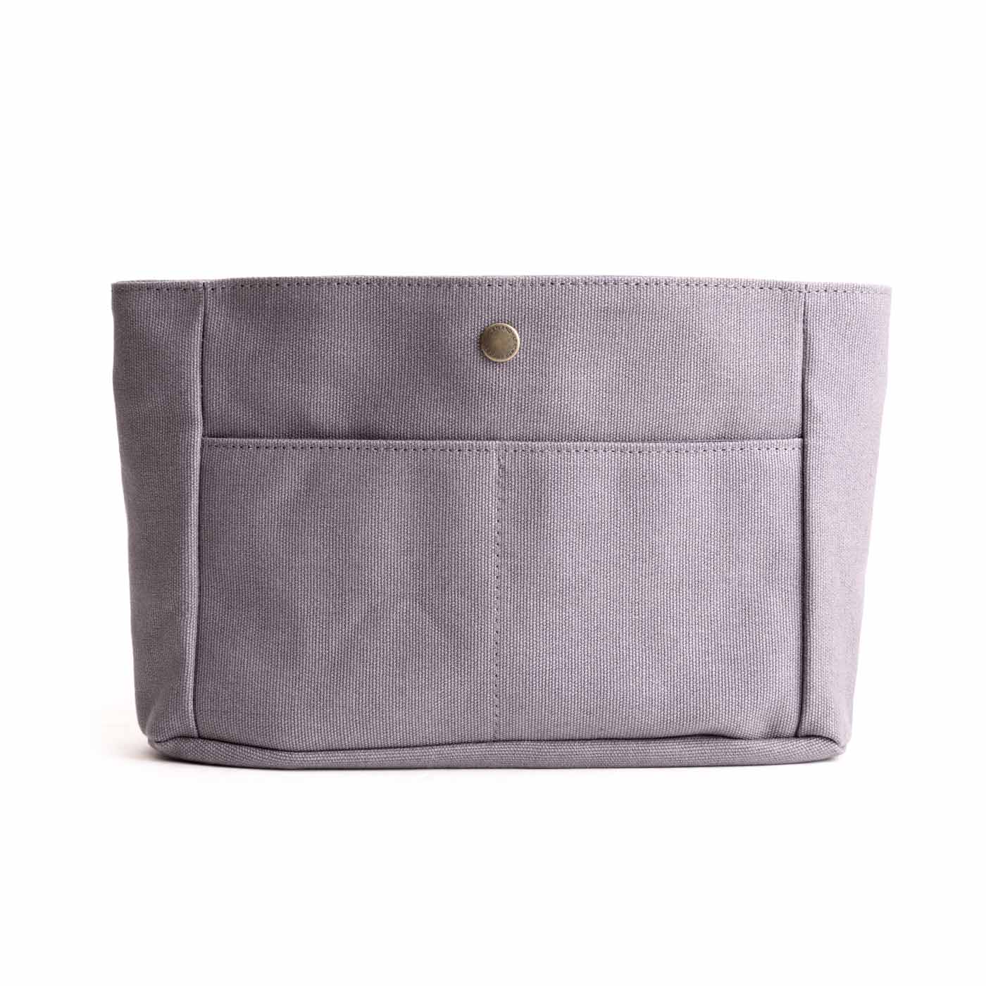 Gray Small | Small canvas bag insert for organization