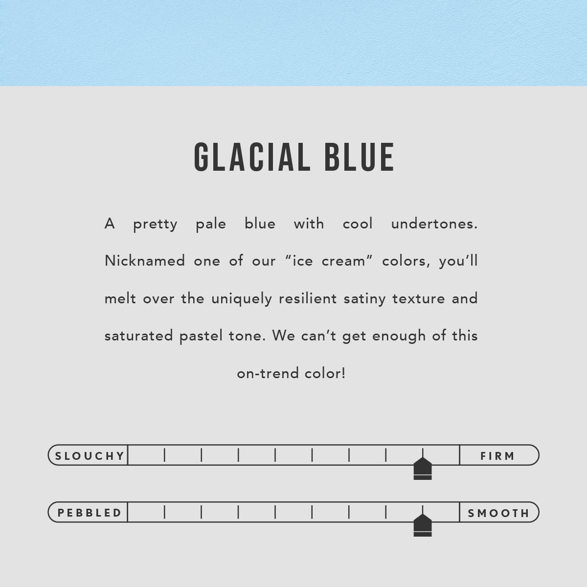 Glacial Blue | infographic