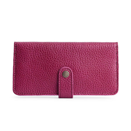 Cosmo | Leather wallet with snap closed