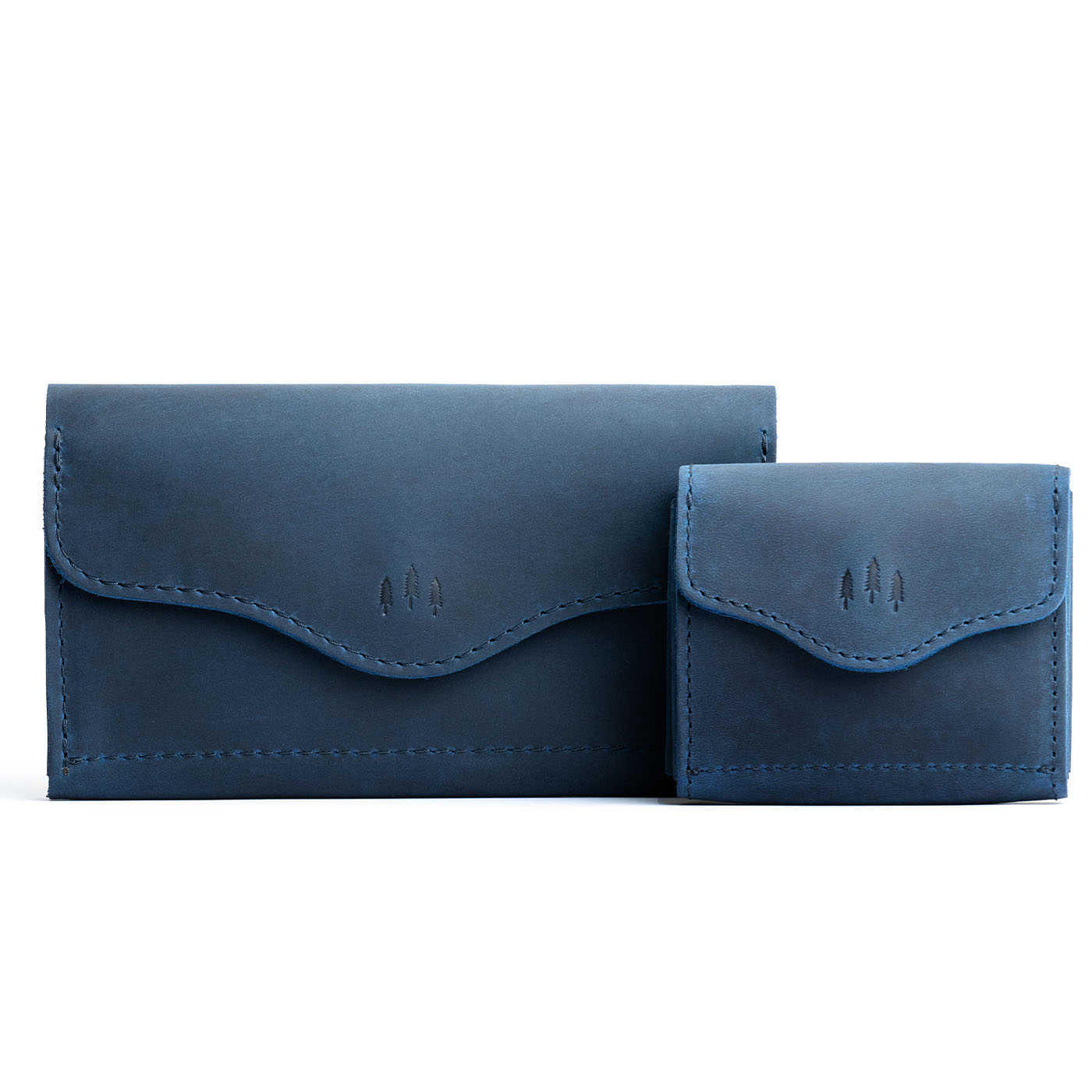 Deep Water | Comparison shot of Bozeman and Small Bozeman Wallets