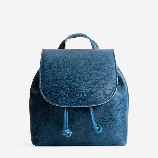 Caspian | Slouchy leather bucket backpack