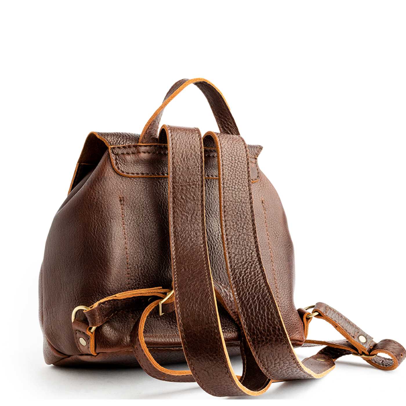 All Color: Coldbrew | Slouchy leather bucket backpack