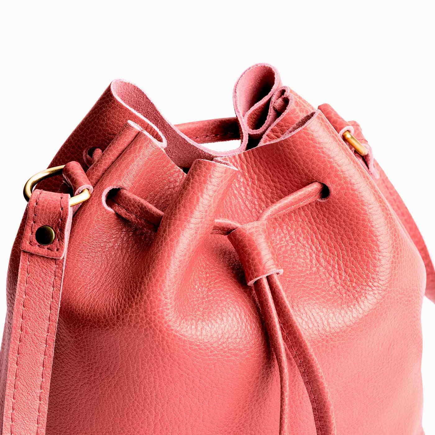 Watermelon*Large | Slouchy crossbody bag with drawstring closure