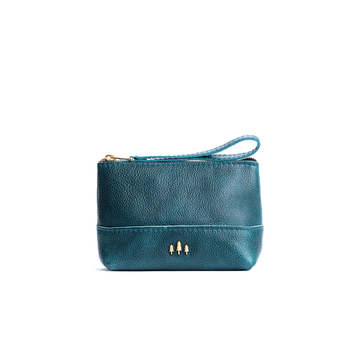 Lagoon*Medium | Zip top rectangular pouch with wide base and narrow top