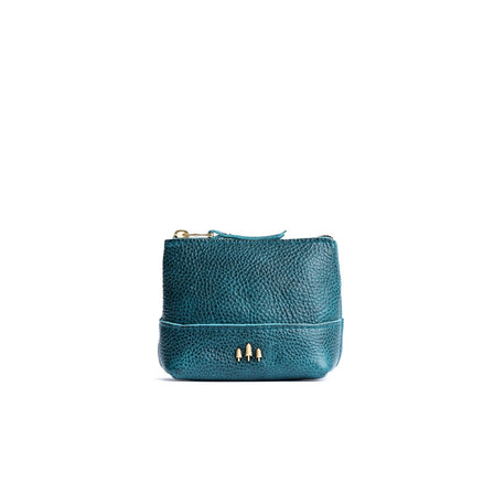 Lagoon*Medium | Zip top rectangular pouch with wide base and narrow top