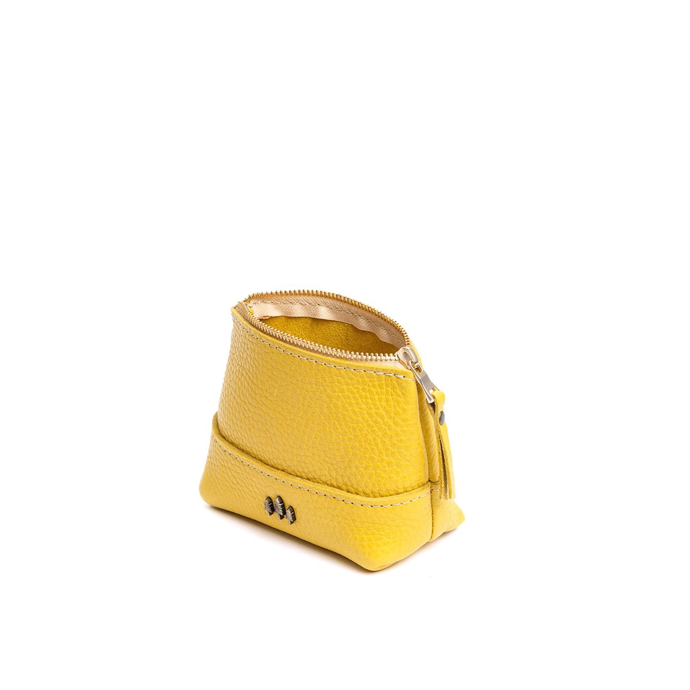 Naples*Small | Zip top rectangular pouch with wide base and narrow top