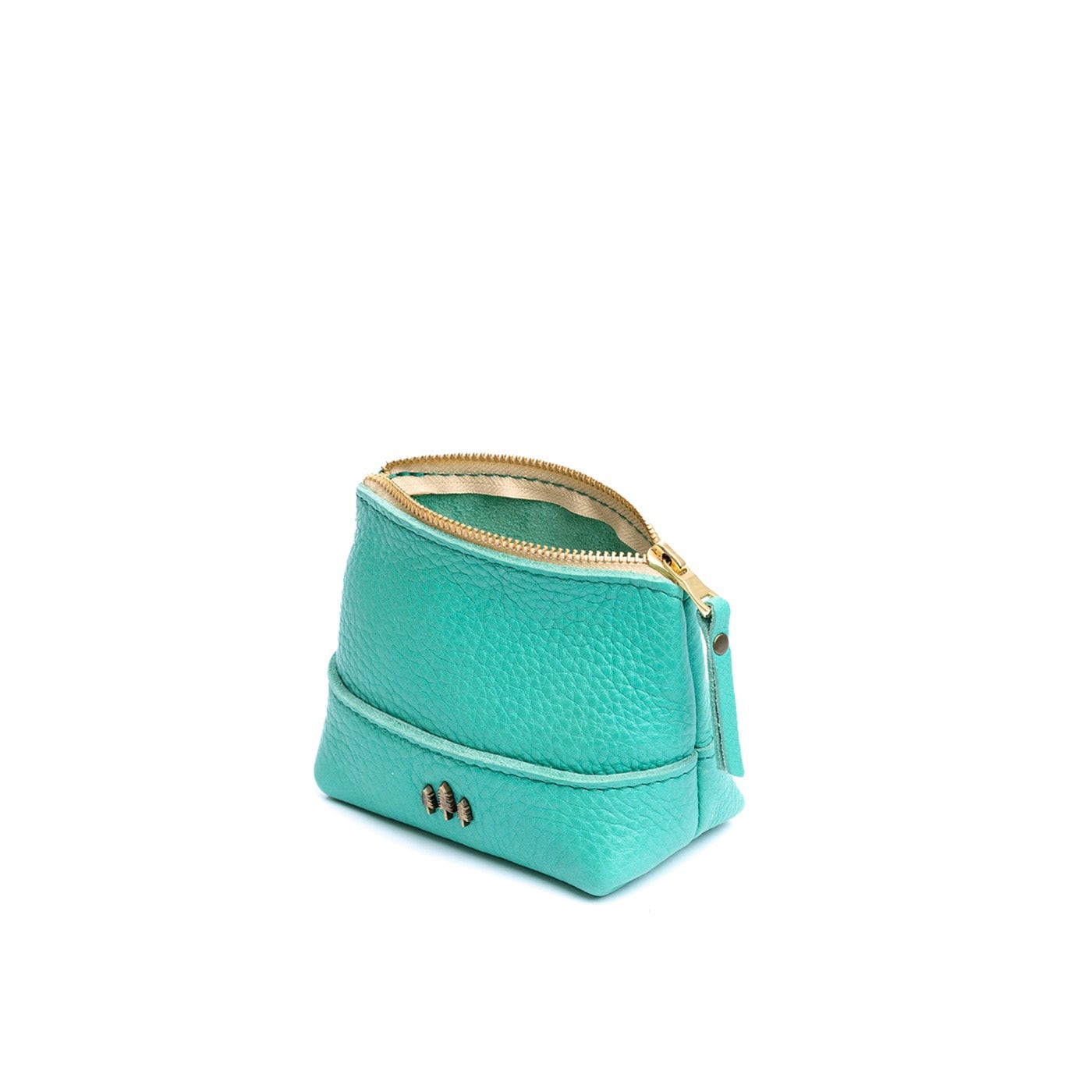 West Palm Small | Zip top rectangular pouch with wide base and narrow top