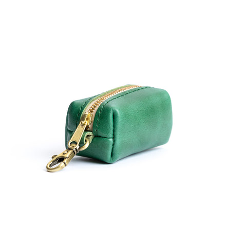 All Color: Cowboy Mint | Leather small keychain pouch