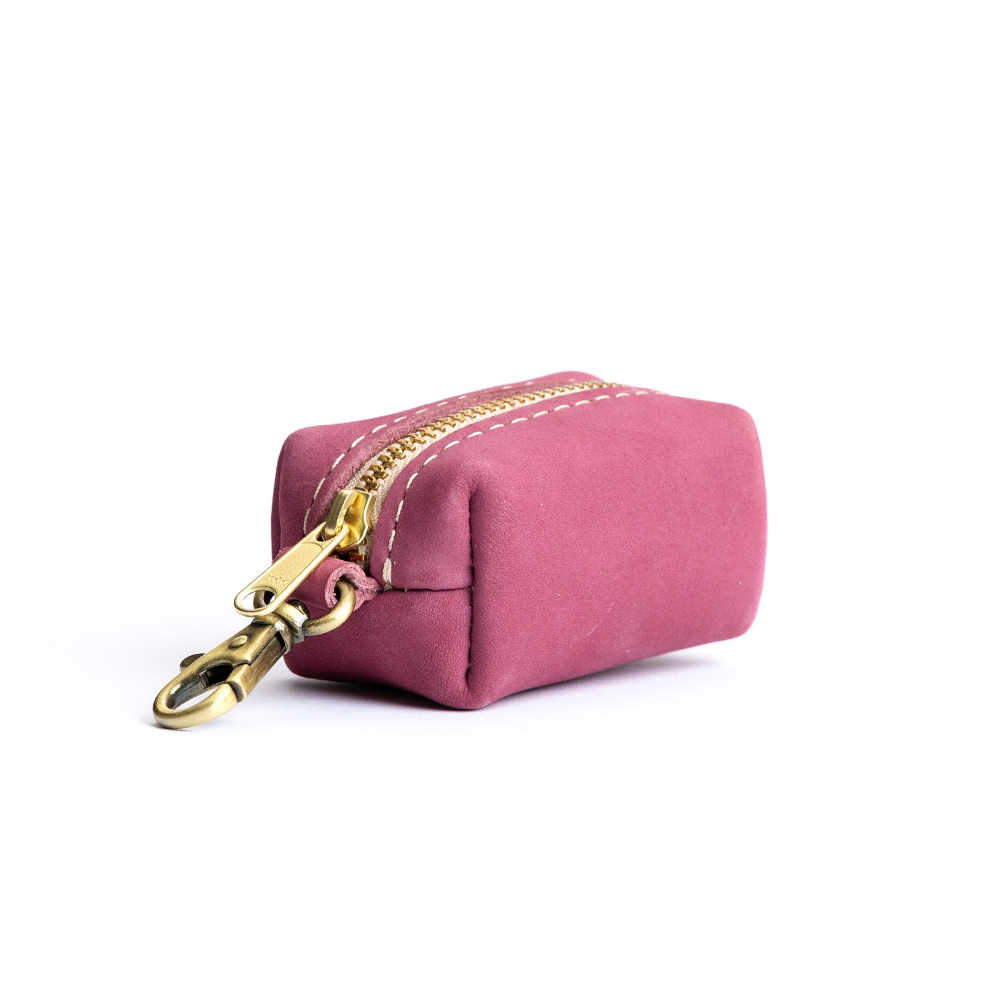 All Color: Foxglove | Leather small keychain pouch