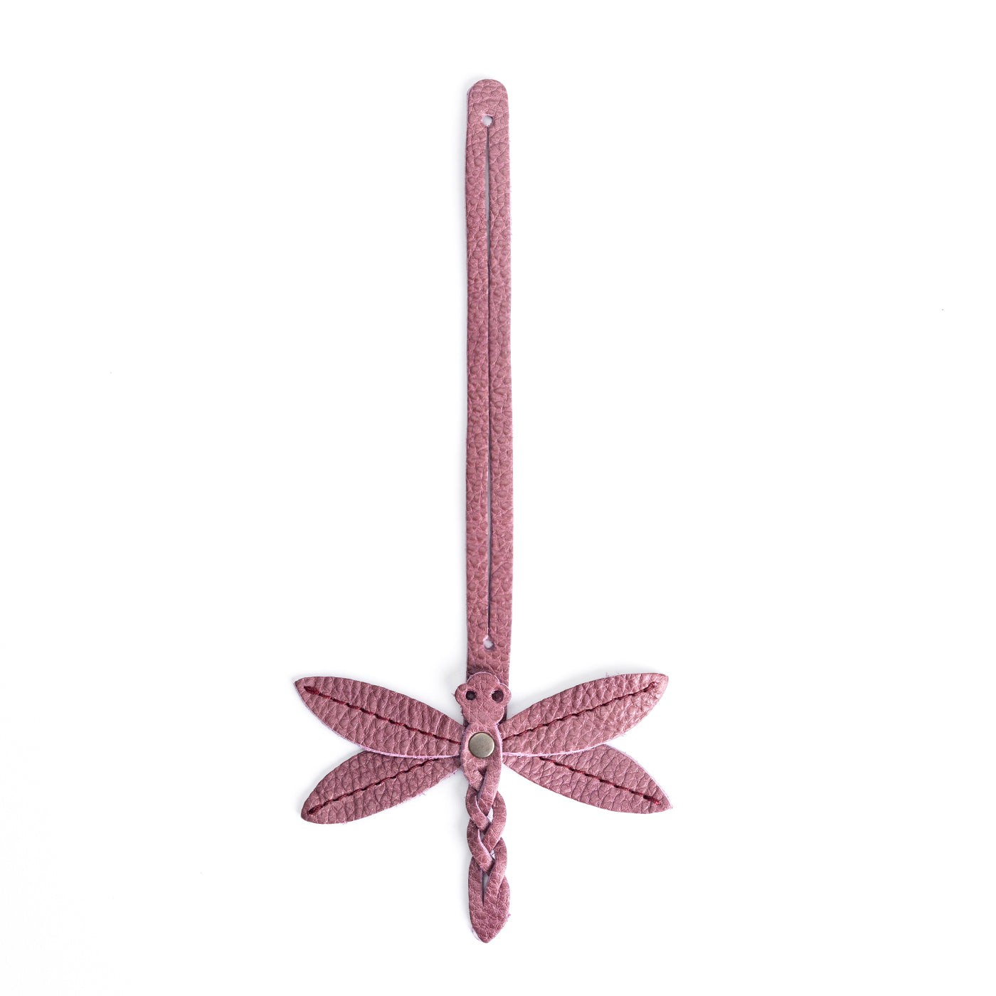 Kyoto | Dragonfly shaped leather charm tassel