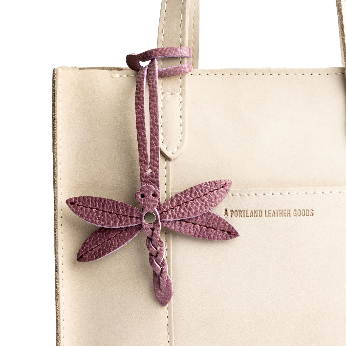 Kyoto | Dragonfly shaped leather charm tassel