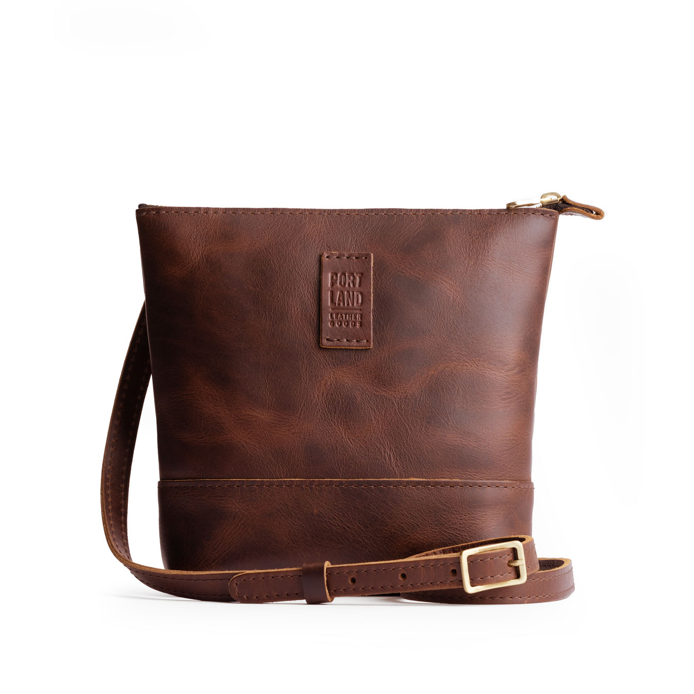 Timber | Small rectangular crossbody purse with top zipper and interior pocket