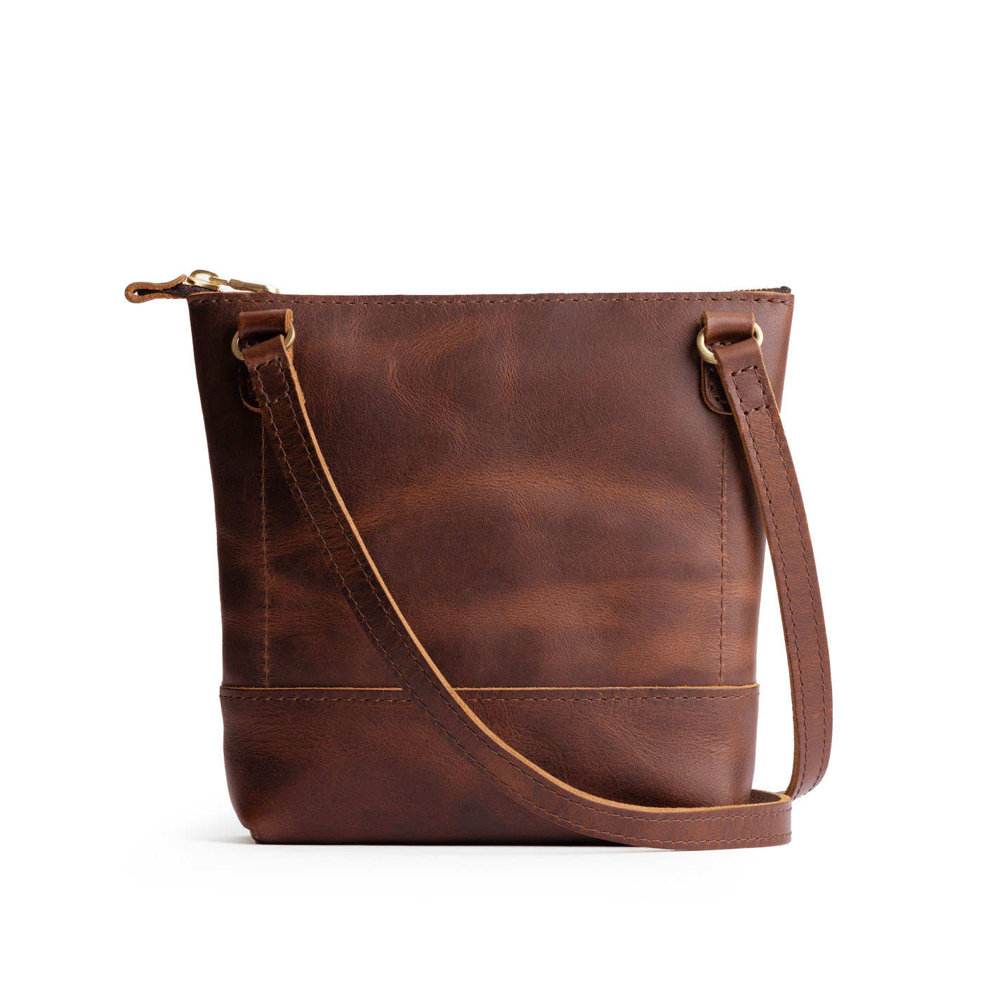 Timber | Small rectangular crossbody purse with top zipper and interior pocket