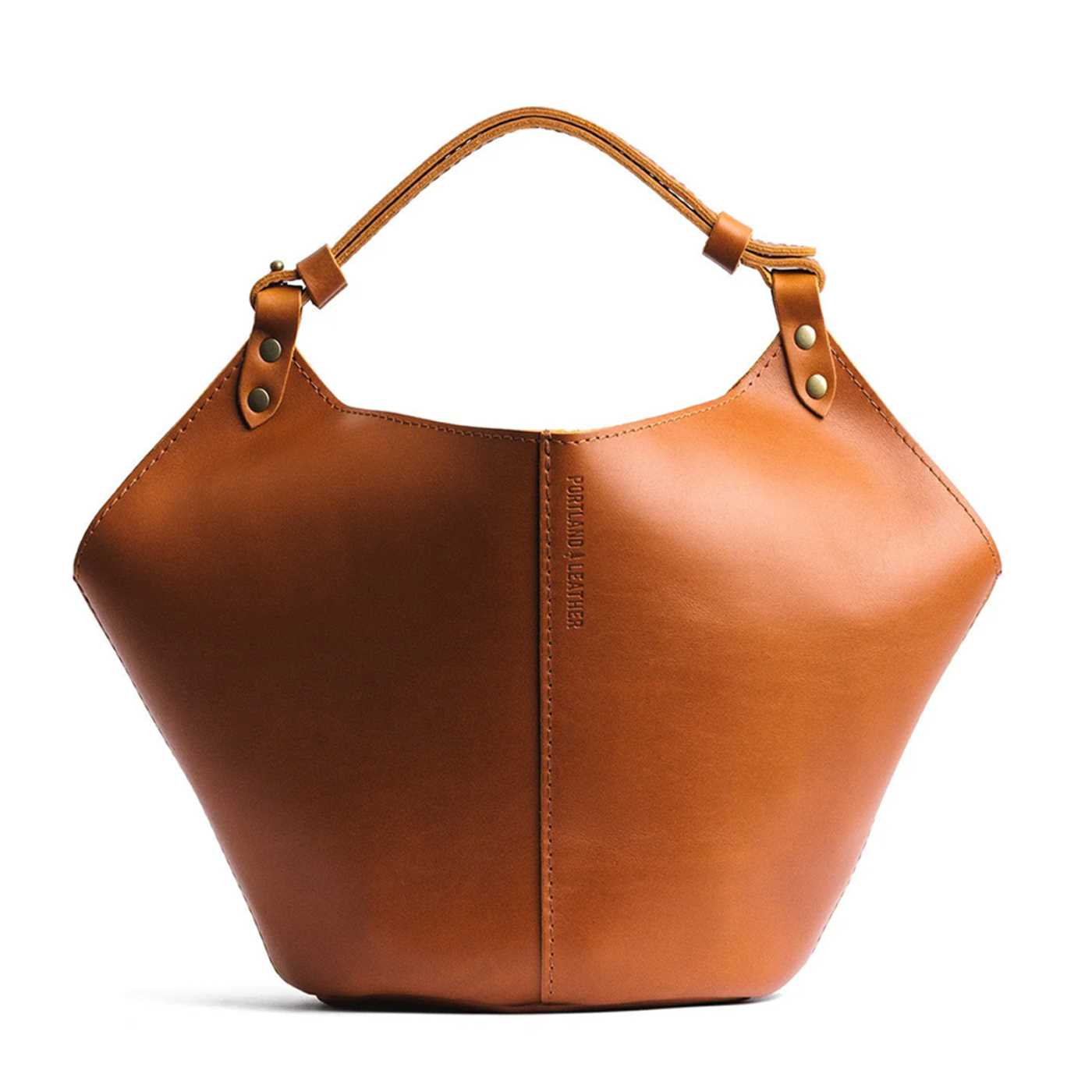 Honey*Large | Structured bucket shaped handbag with an adjustable shoulder strap