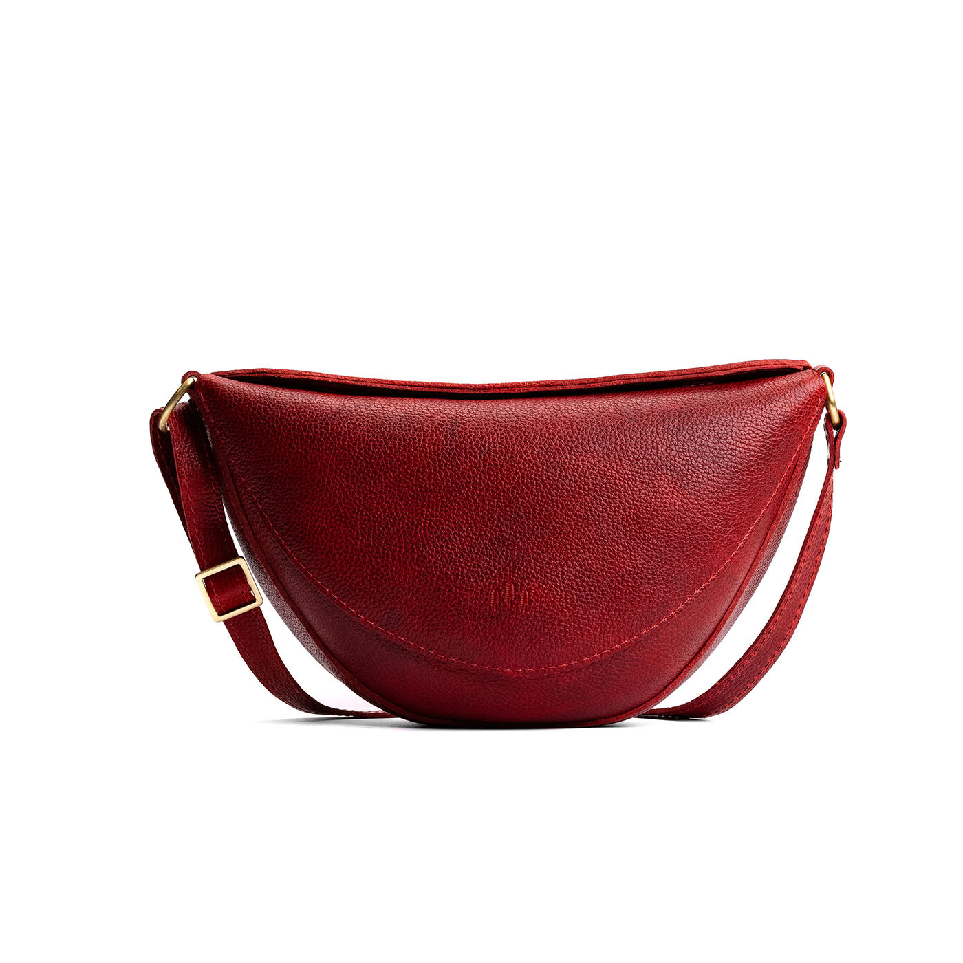 Chili Red*Medium | Half circle shaped sling bag