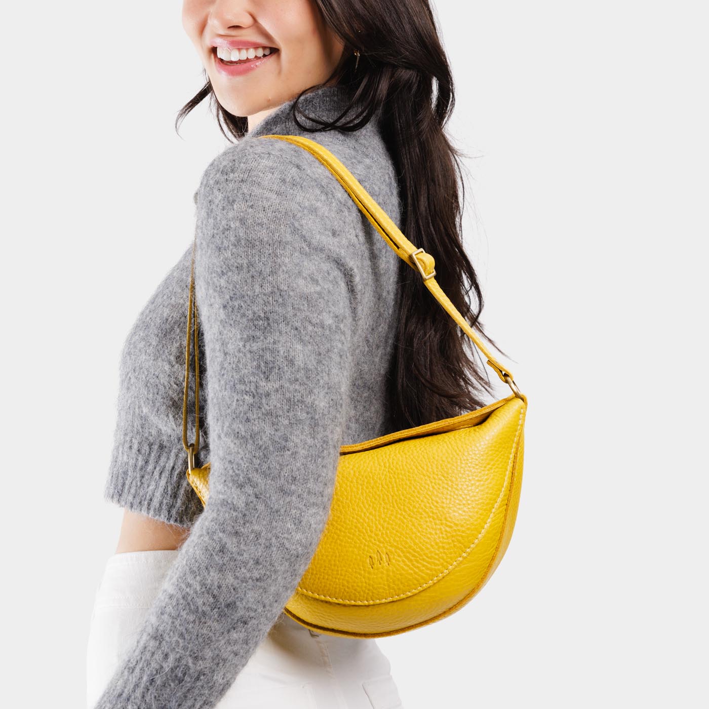 Naples Medium | Half circle shaped sling bag