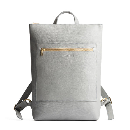 Nimbus | Rectangular slim leather backpack