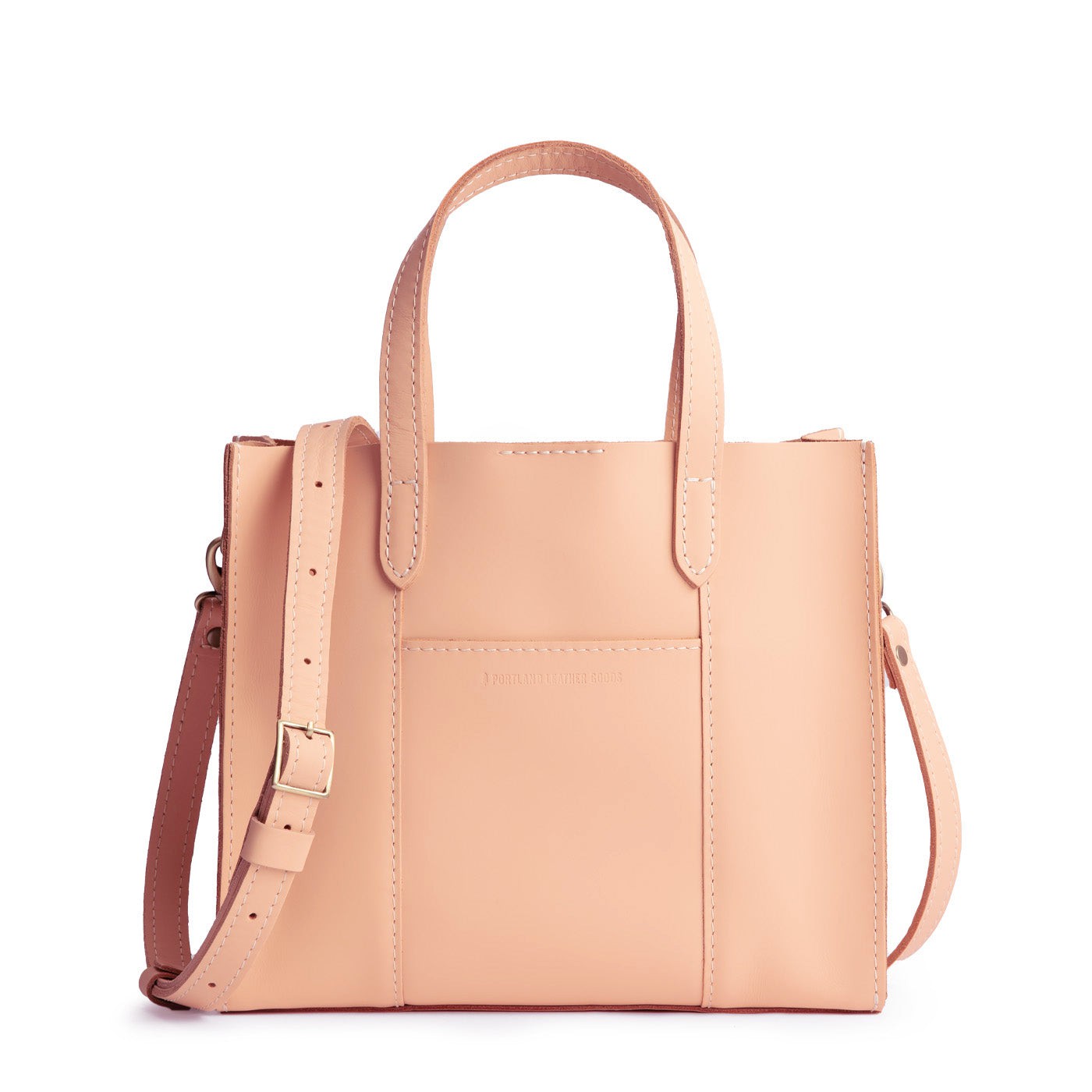 Mamey Classic | Structured mid-size tote bag with overlapping panels and crossbody strap