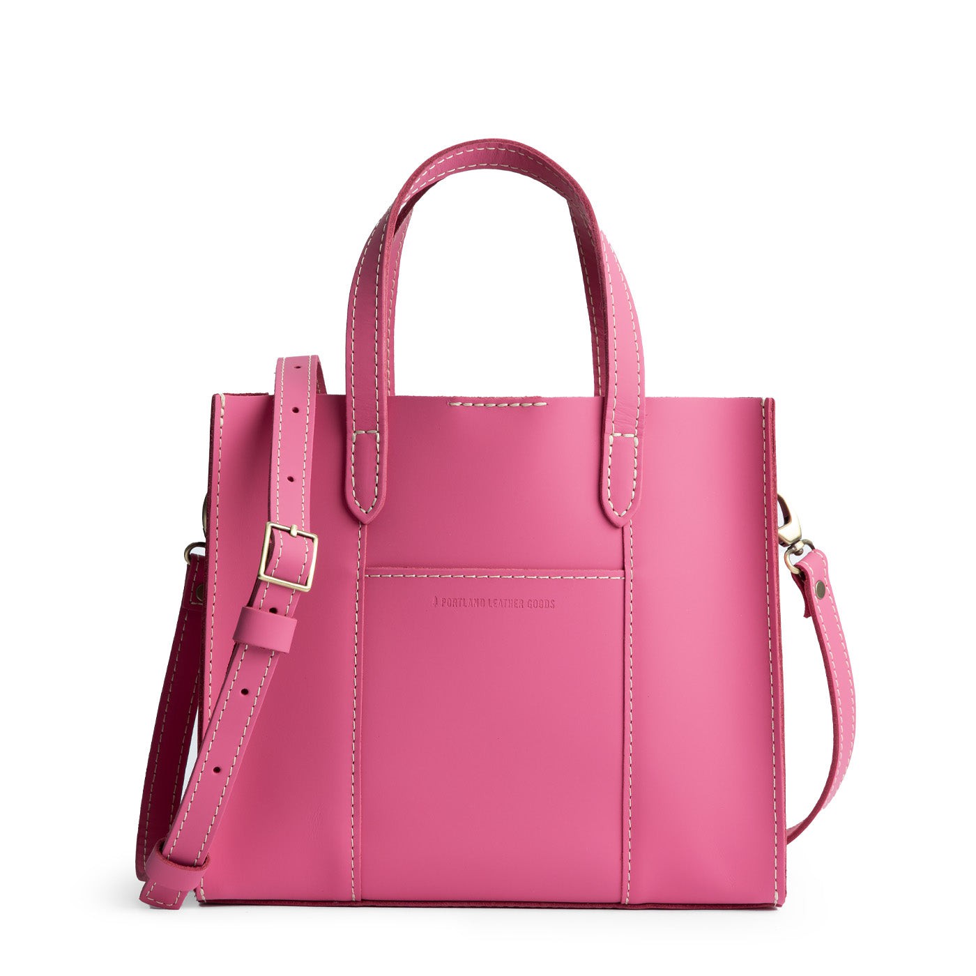 Margot*Classic | Structured mid-size tote bag with overlapping panels and crossbody strap