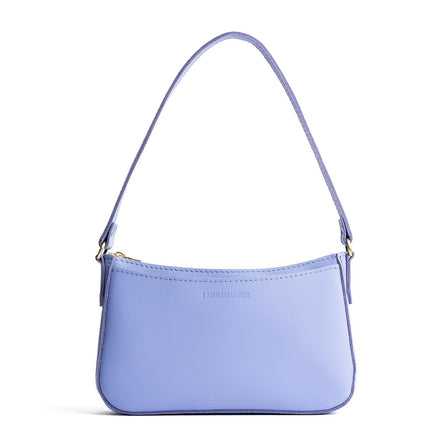 Jacaranda | Petite bean shaped shoulder bag with a zipper closure