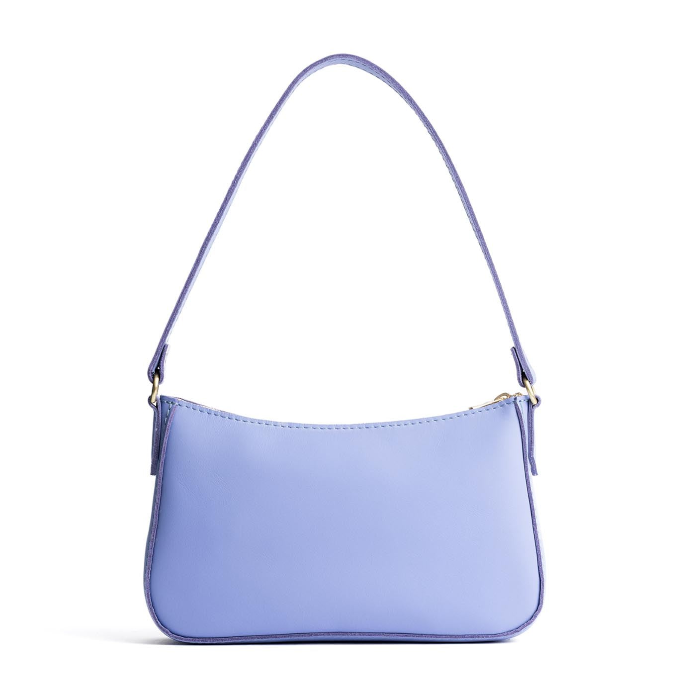 Jacaranda | Petite bean shaped shoulder bag with a zipper closure