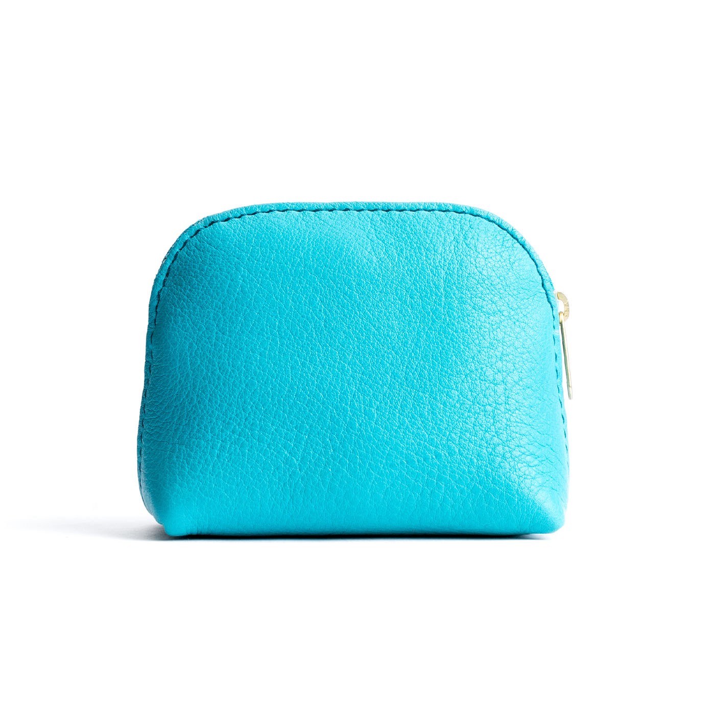 Key West*Mini | Compact leather pouch with top zipper