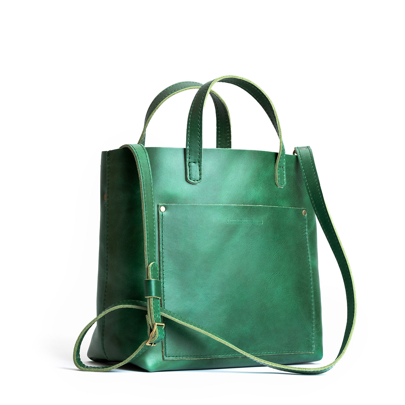 Cowboy Mint*Classic | Midsize crossbody tote with handles and a pocket