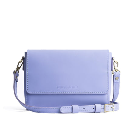 Jacaranda*Medium | Leather Crossbody Bag with Magnetic Messenger Bag Closure