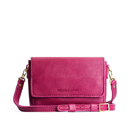 Cosmo*Medium  | Leather Crossbody Bag with Magnetic Messenger Bag Closure