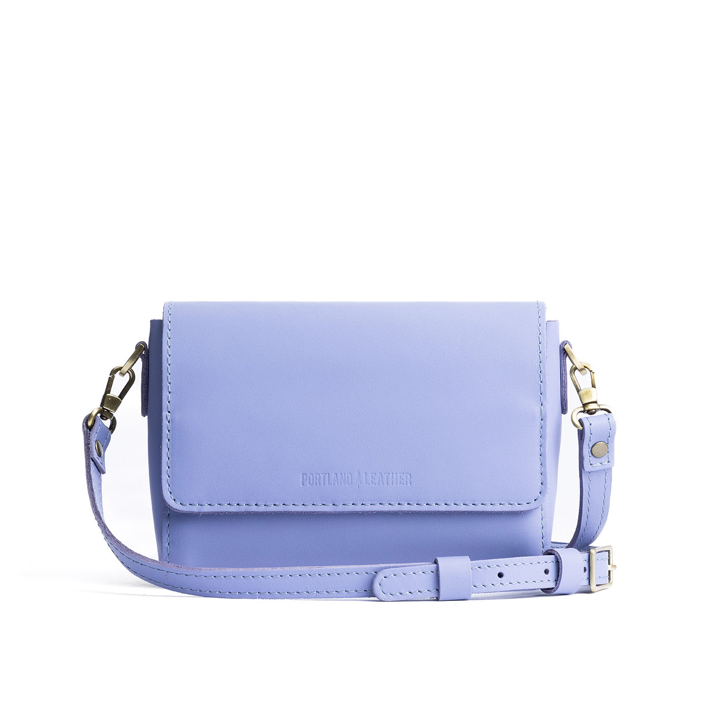 Jacaranda Mini | Small Leather Crossbody Bag with Magnetic Messenger Bag Closure