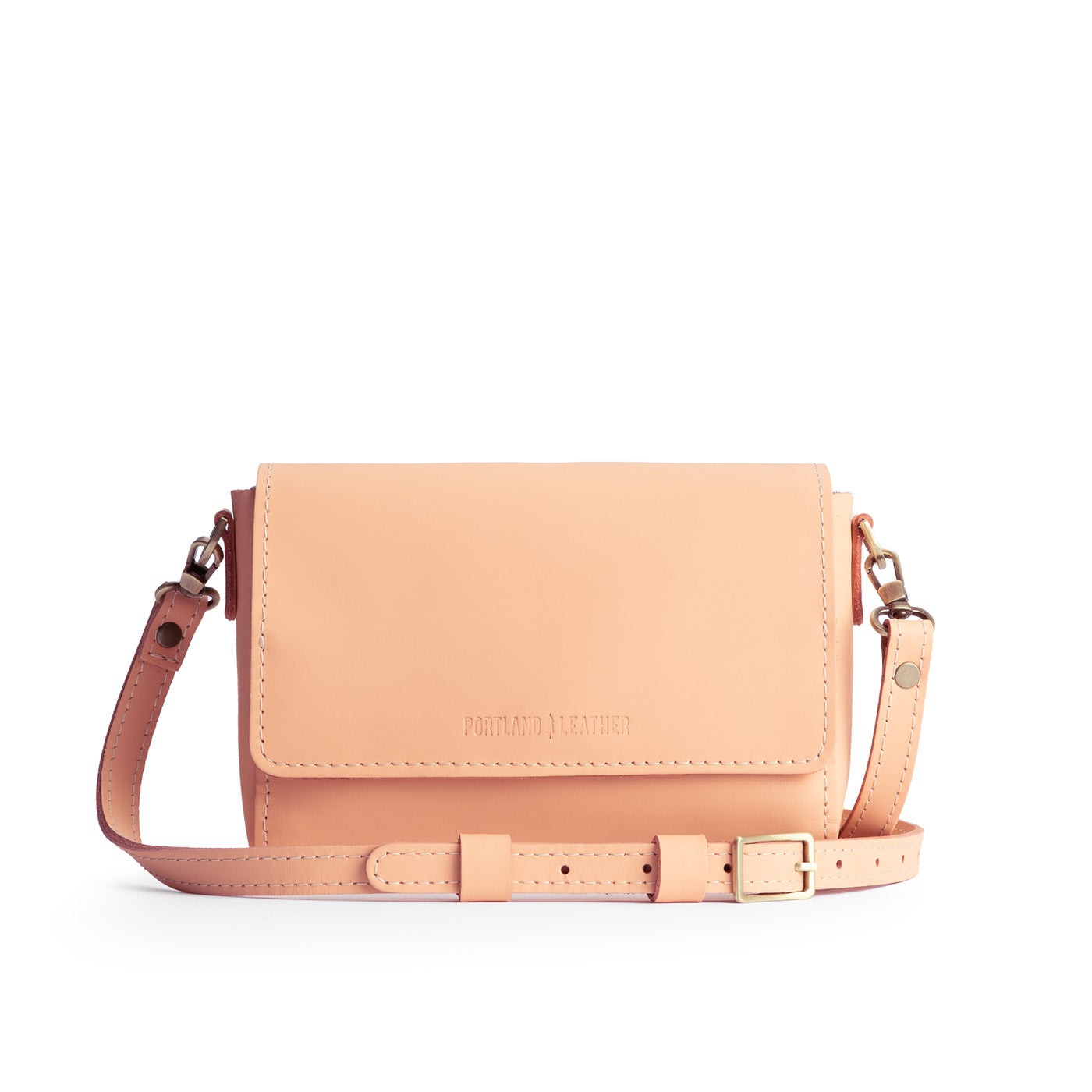 Mamey Mini | Small Leather Crossbody Bag with Magnetic Messenger Bag Closure