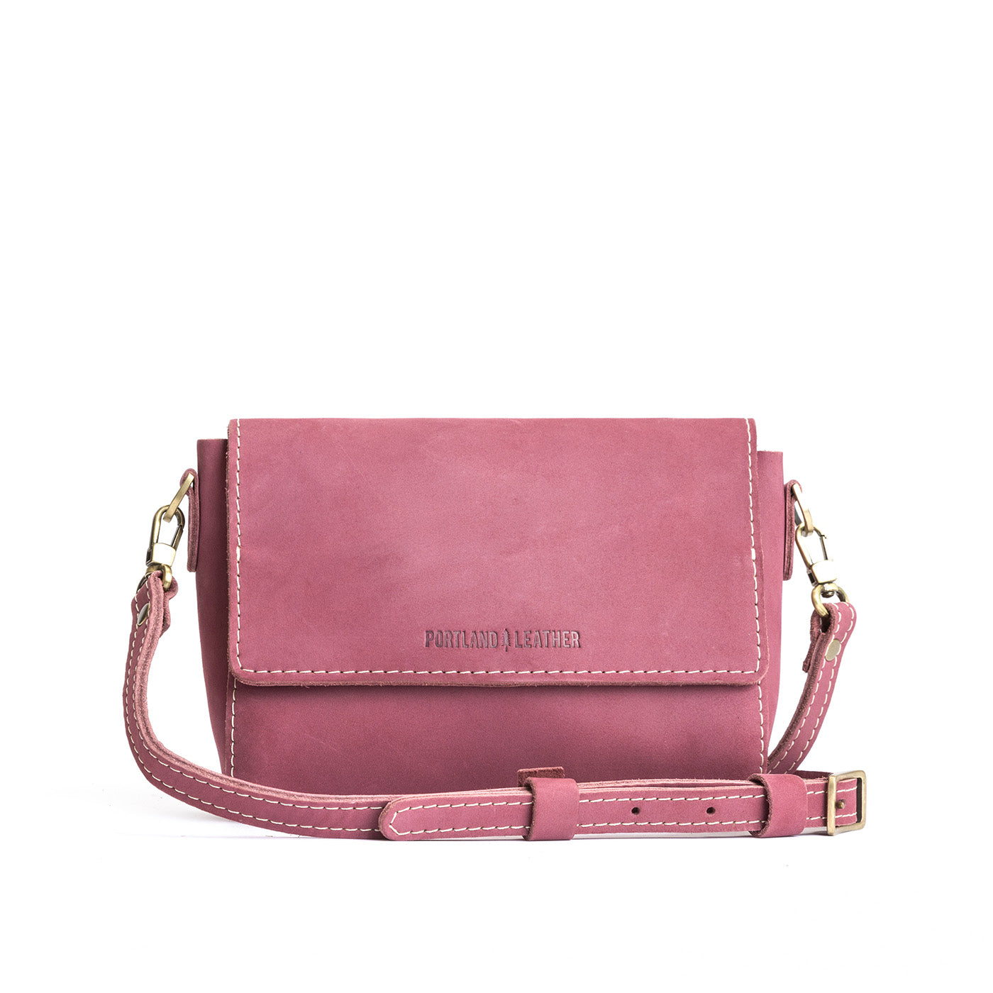 Foxglove Mini | Small Leather Crossbody Bag with Magnetic Messenger Bag Closure