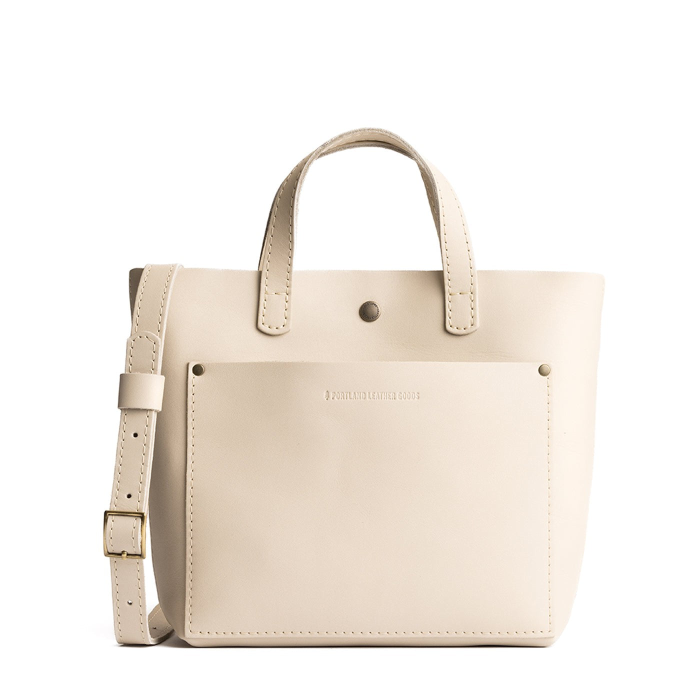 Bone*Classic | Crossbody tote bag with snap closure and front pocket