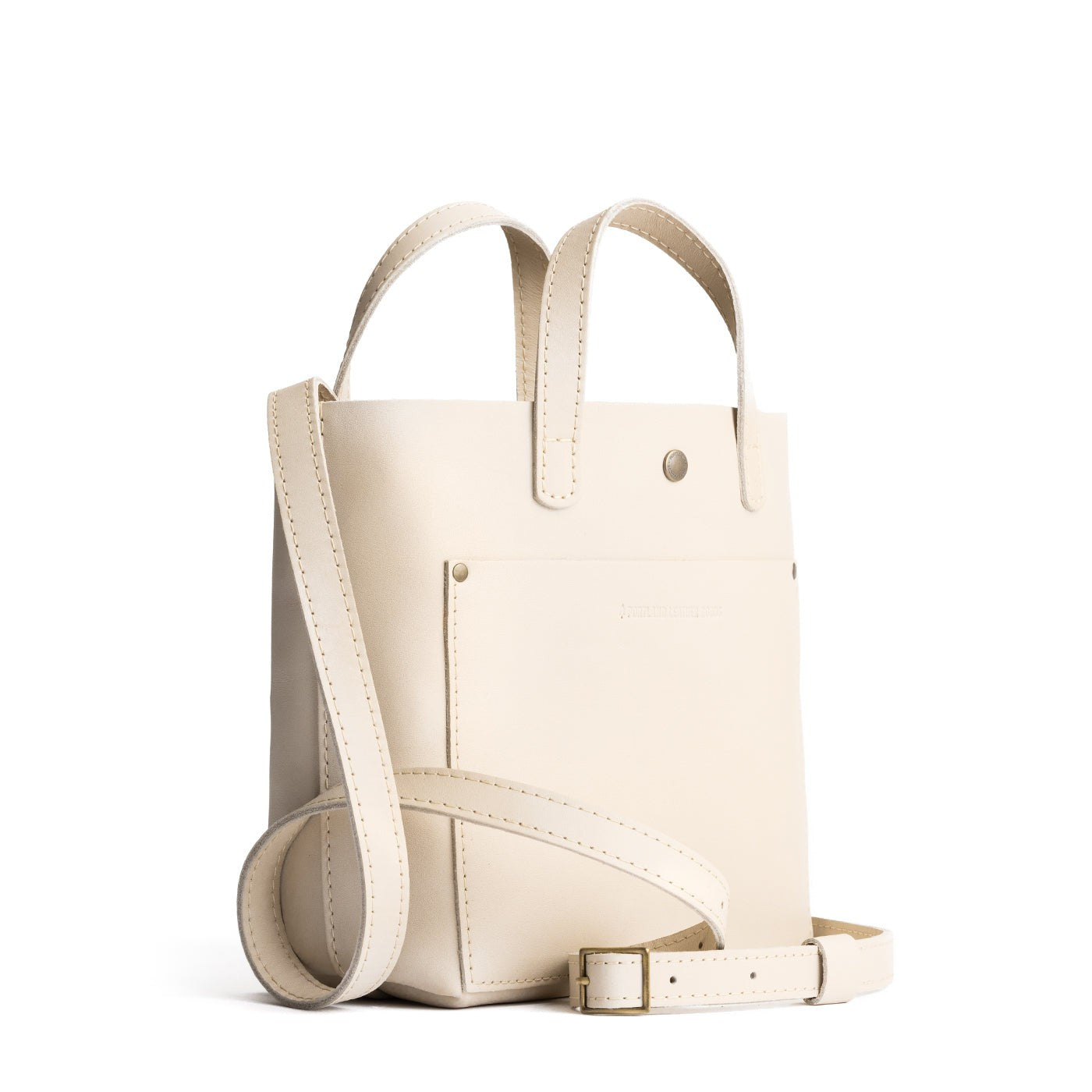 Bone Classic | Crossbody tote bag with snap closure and front pocket