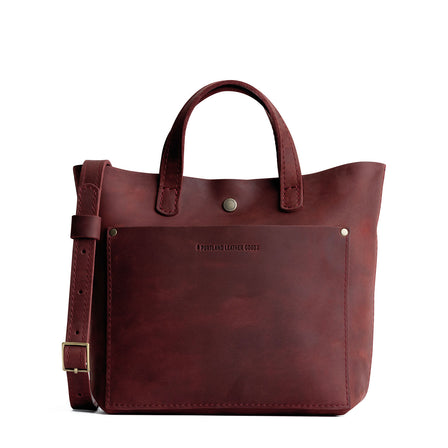 Merlot*Zipper | Crossbody tote bag with zipper closure and front pocket