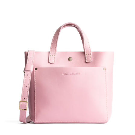 Vintage Pink*Classic | Crossbody tote bag with snap closure and front pocket