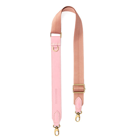 Vintage Pink | Adjustable fabric and leather strap