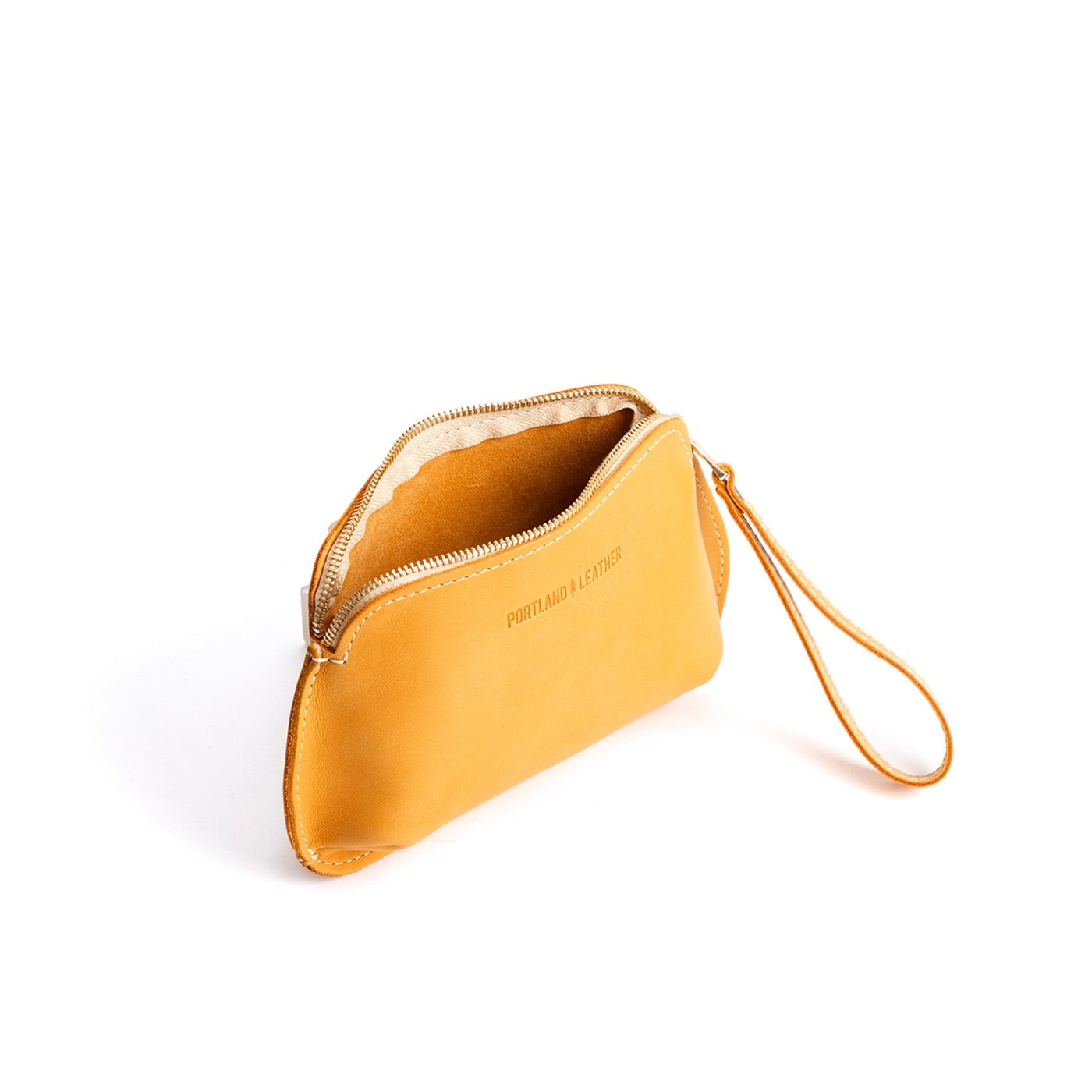 Sunflower*Large | Large pouch with top zipper and curved edges