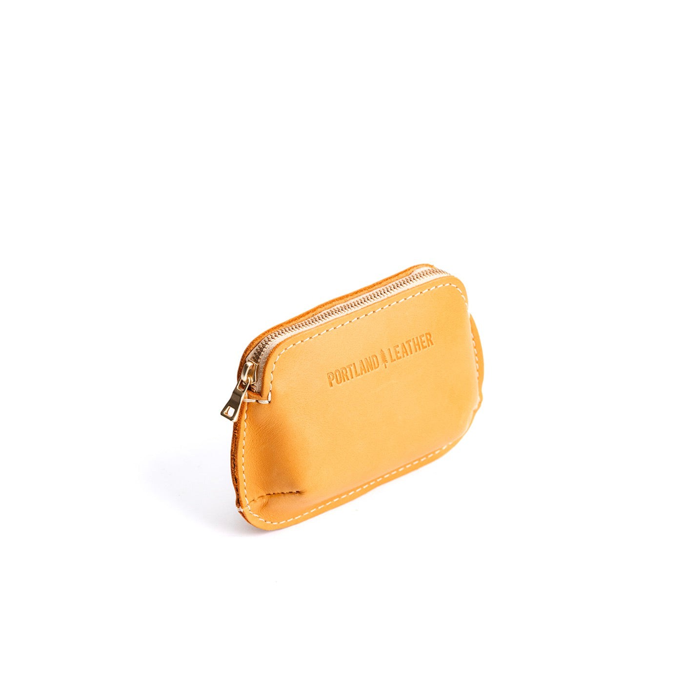 Sunflower*Small | Small pouch with top zipper and curved edges