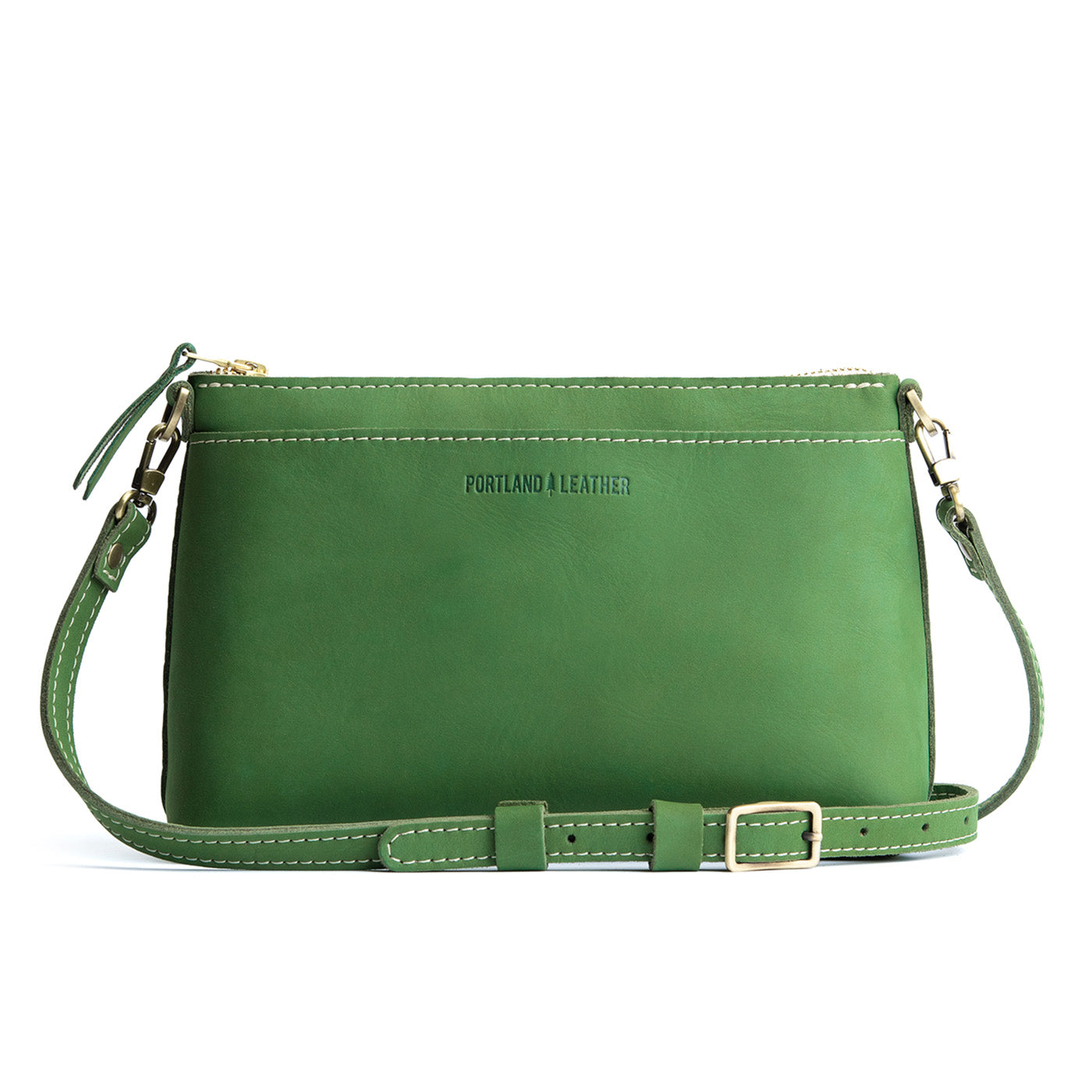  Succulent | Zip top petite crossbody bag with detachable strap