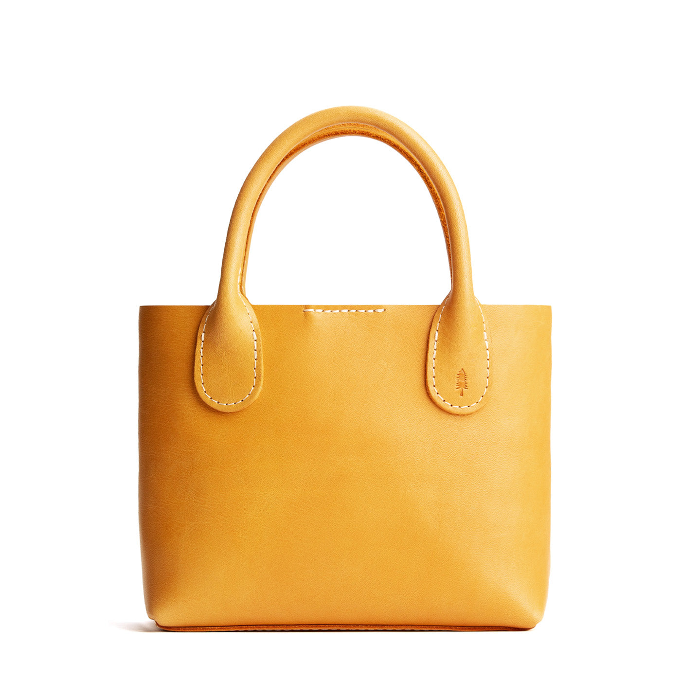 Sunflower Small | Petite tote purse with structured leather handles and crossbody strap