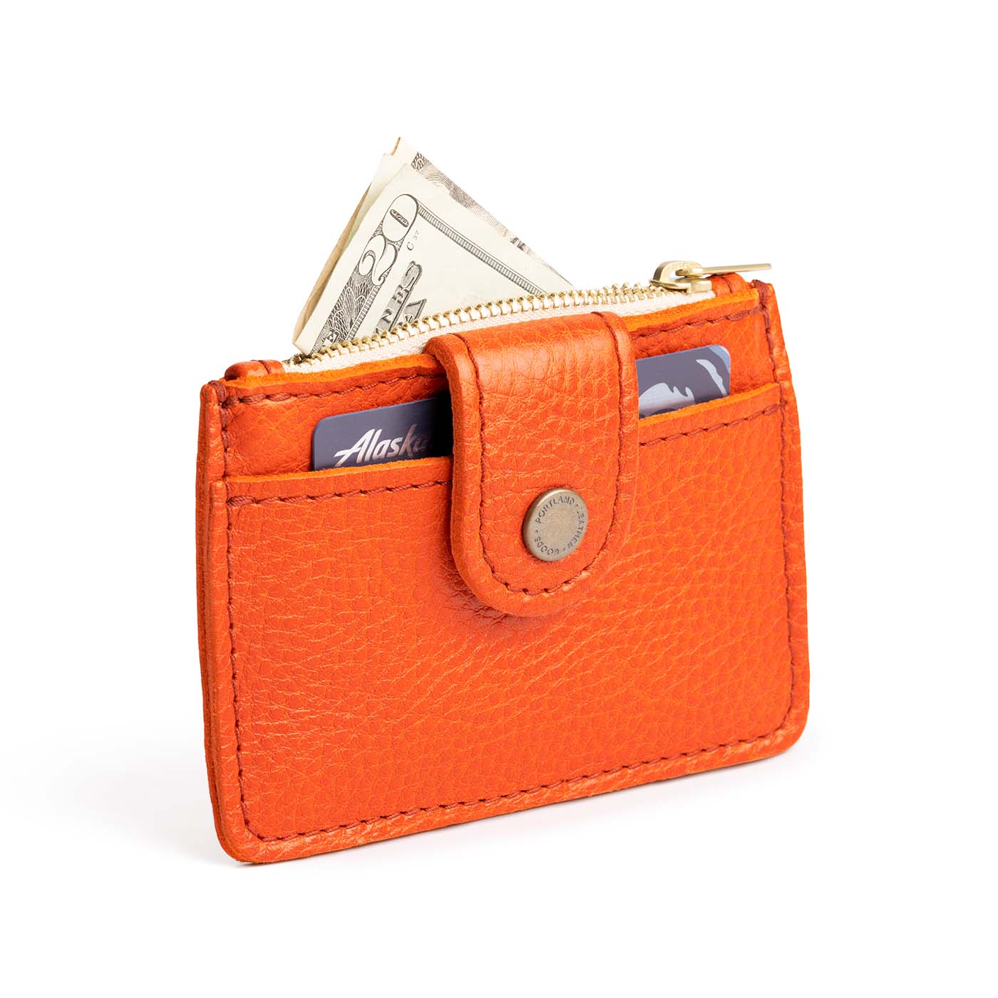 Koi | Compact wallet with snap closure and zippered pouch