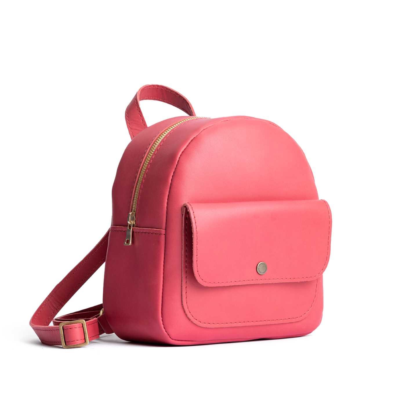 Tulip | Small zip backpack with snap front pocket