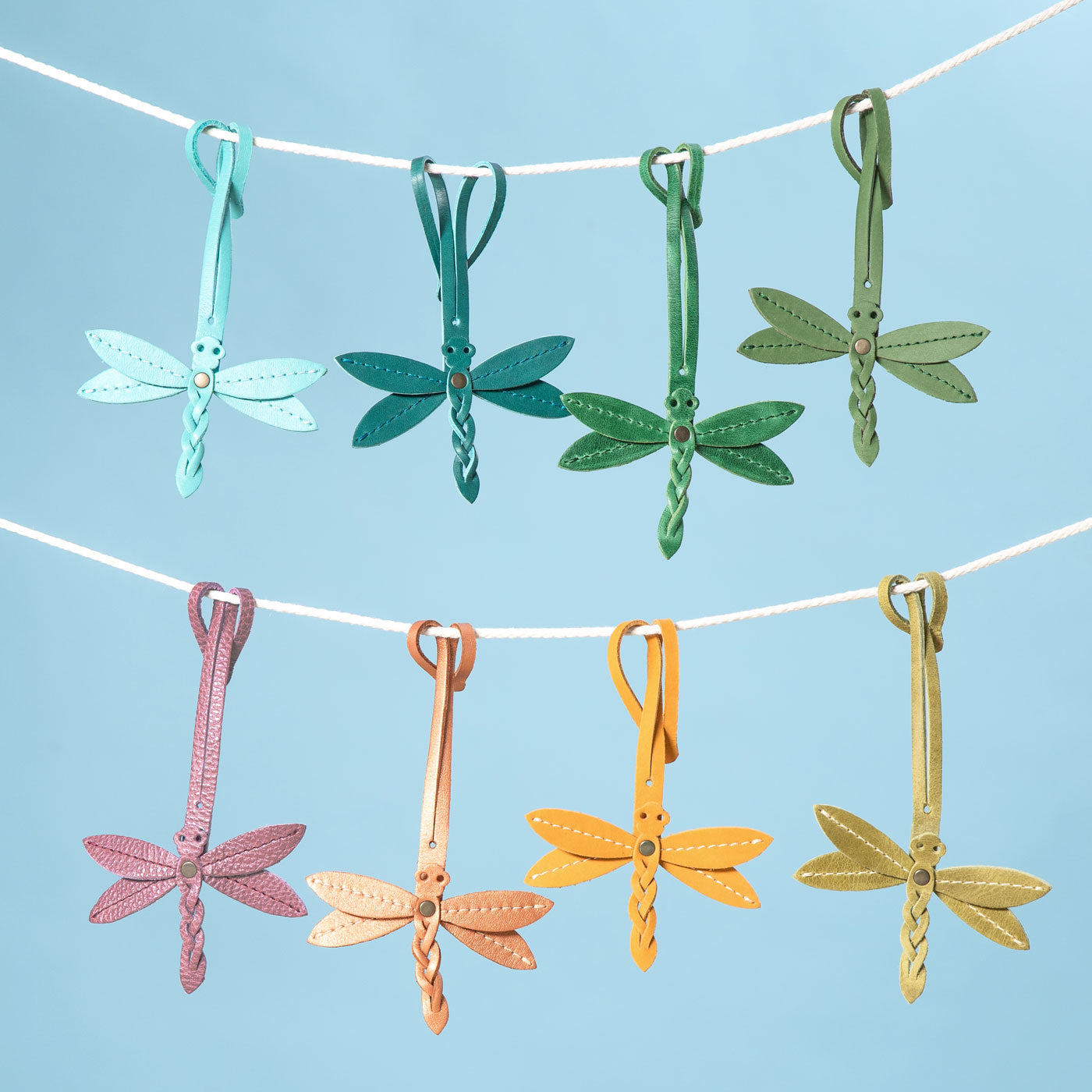 All Variants | Dragonfly shaped leather charm tassel