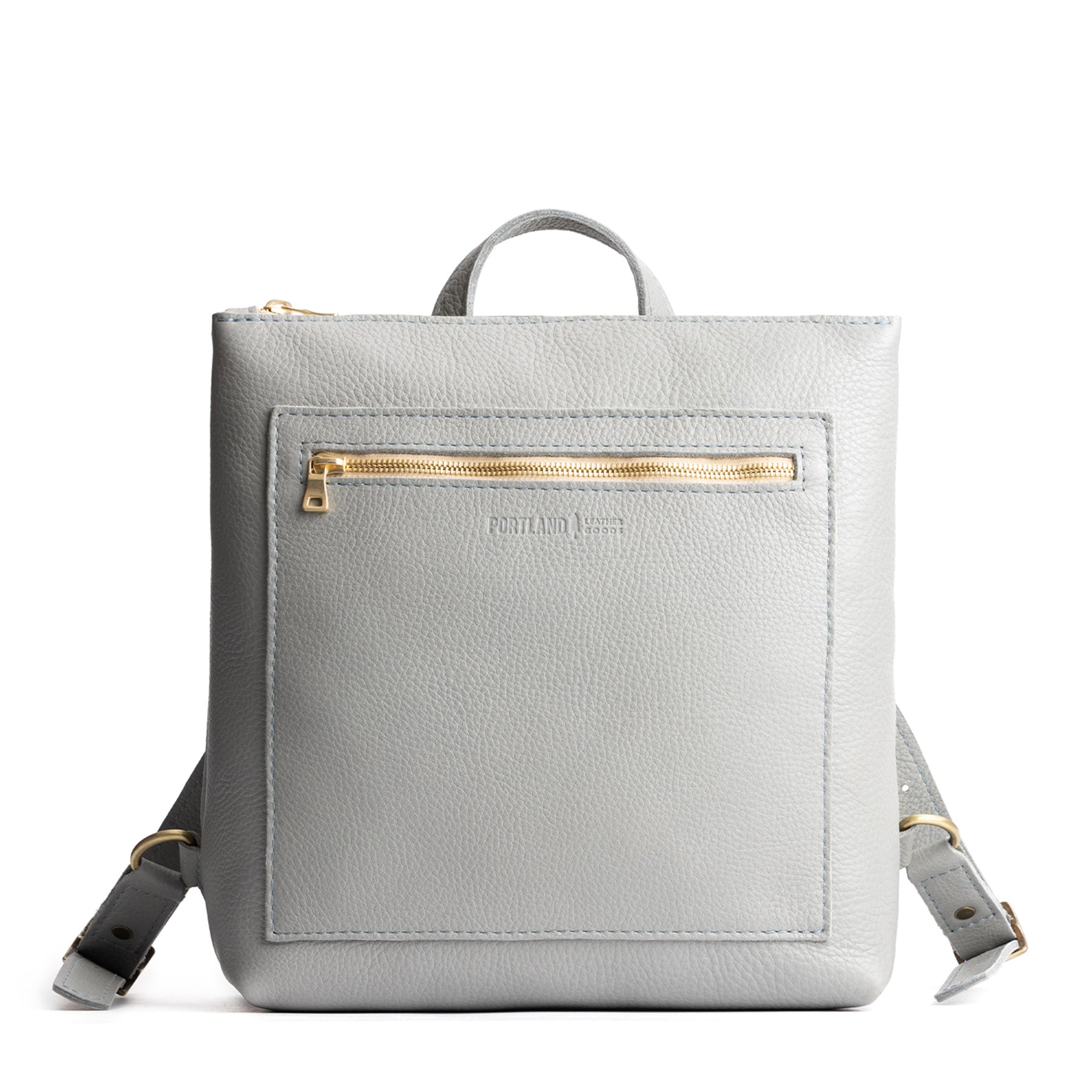 Nimbus | Square slim leather tote backpack