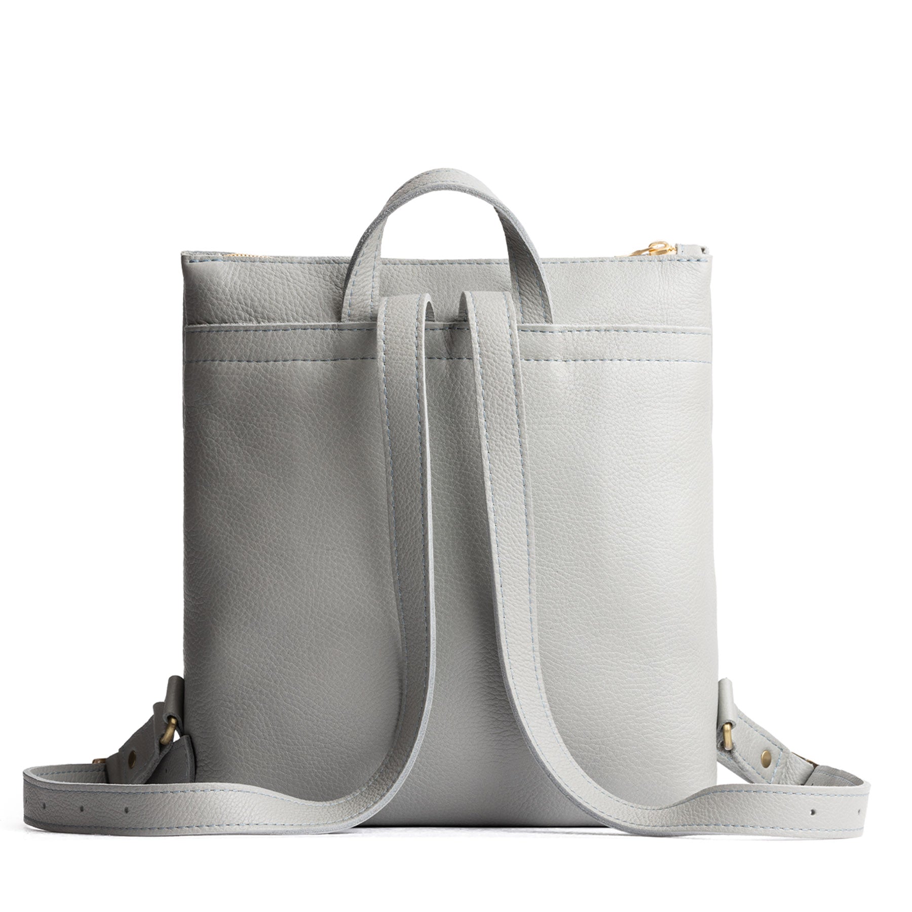 Nimbus | Square slim leather tote backpack