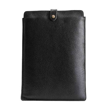 All Color: Pebbled--black | top snap laptop sleeve