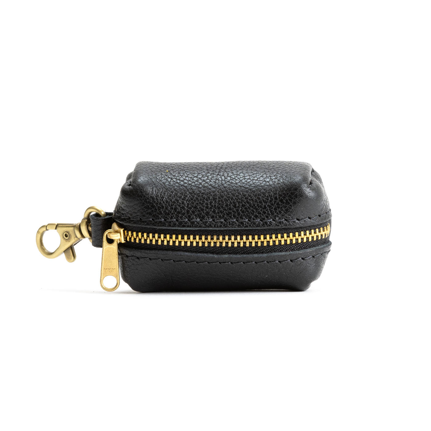 All Color: Pebbled--black | Leather small keychain pouch