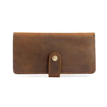 Canyon | Leather wallet with snap closed