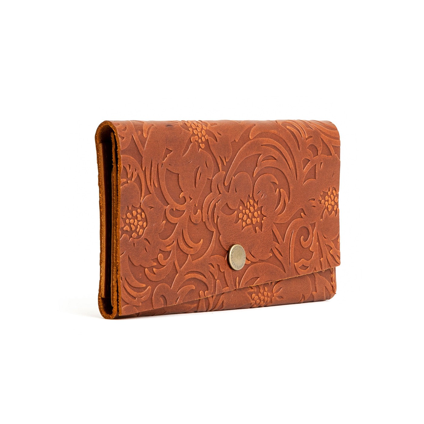 Meadow | Leather wallet with snap closure